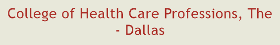 College of Health Care Professions, The - Dallas
